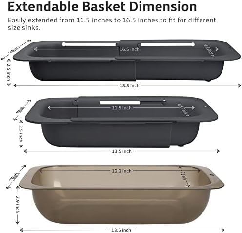 Multi-use Kitchen Sink Strainer with Bowl