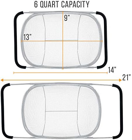 Sturdy Expandable Colander for Efficient Kitchening