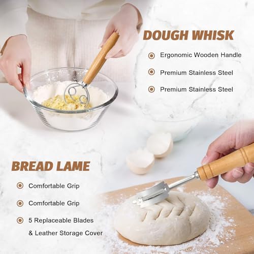 Sourdough Proofing Basket Set Perfect for Baking