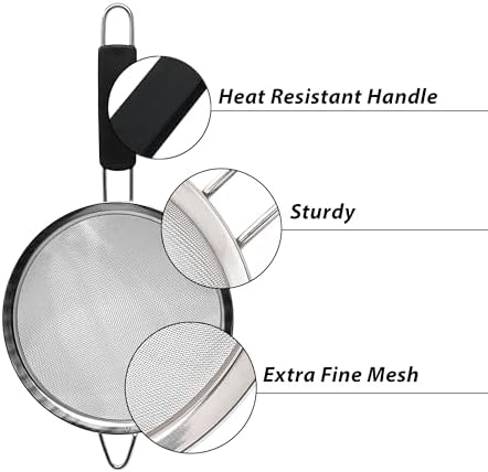 Effortless Mesh Strainer for Hot Cold