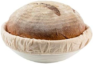 9-inch Round Rattan Handmade Brotform Dough Proofing Basket SUGUS HOUSE