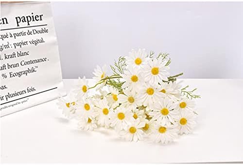 12-Bundle Fake Daisy Flowers for Weddings