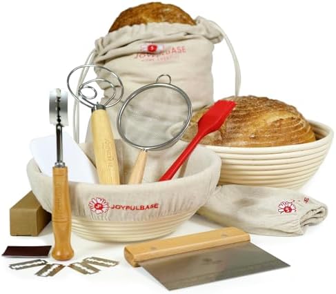 Perfect for Baking Sourdough Bread Proofing Basket Set