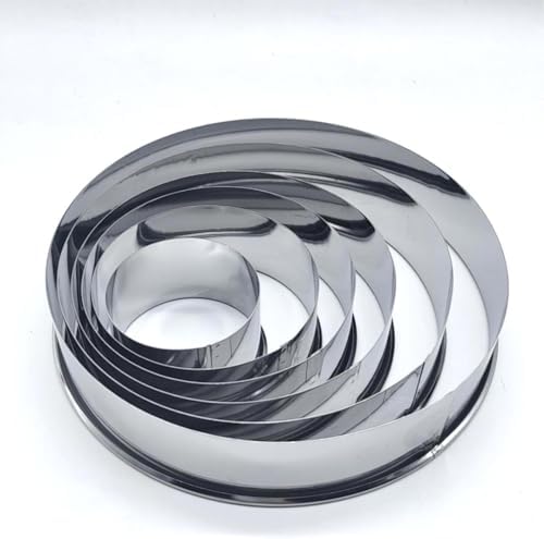 Doczen 6-Piece Round Cookie Cutter Set