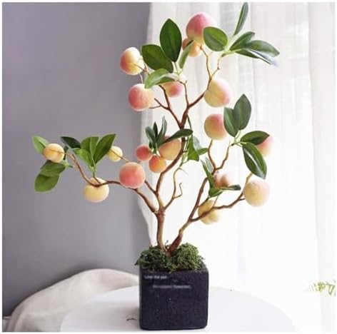 Artificial Peach Tree Home Decor