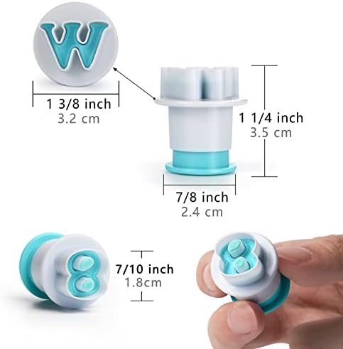 36-Piece Alphabet and Numbers_uppercase embossing cutter