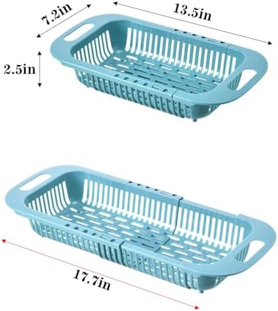 Adjustable Over-the-Sink Colander for Kitchen Ductility