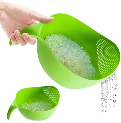 Effortless Rice Vegetable Washers with Handle