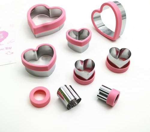 Heart Cookie Cutter Set - Durable for Baking More