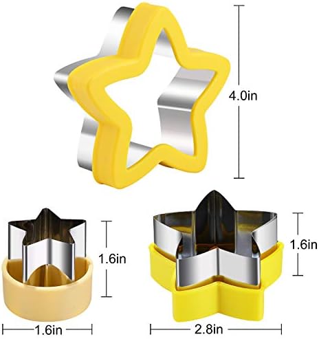 Gleaming Star Cookie Cutters Set for Creative Baking