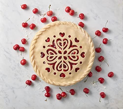 10-Inch Heart Design Pie Top Cutter