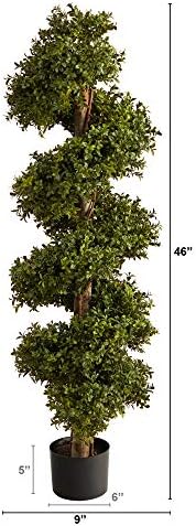 46in Boxwood Spiral Topiary Artificial Tree