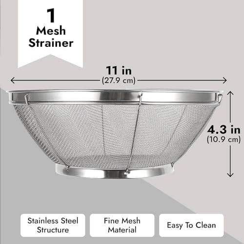 Juvale Large Stainless Steel Colander