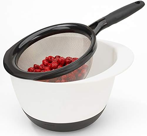 GoodCook Touch 8-Inch Strainer - Durable Mesh with Handle for Efficient Straining
