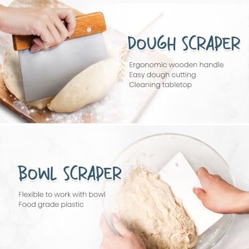 RORECAY Sourdough Breads Proofing Basket Set