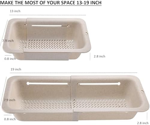 Collapsible Kitchen Colander Strainer