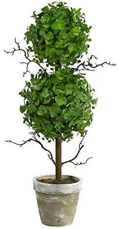 Eucalyptus Double Ball Topiary Artificial Tree