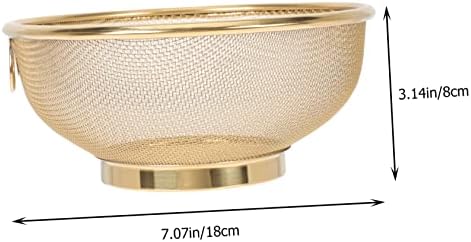 Multifunctional Mesh Strainer for Fruit Washing and Drying