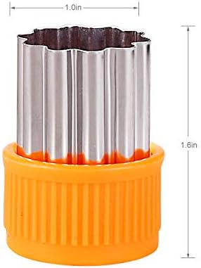 LAXIZAR Mini Vegetable Cutter Shapes Set for Kitchen Fun Safe Durable Design