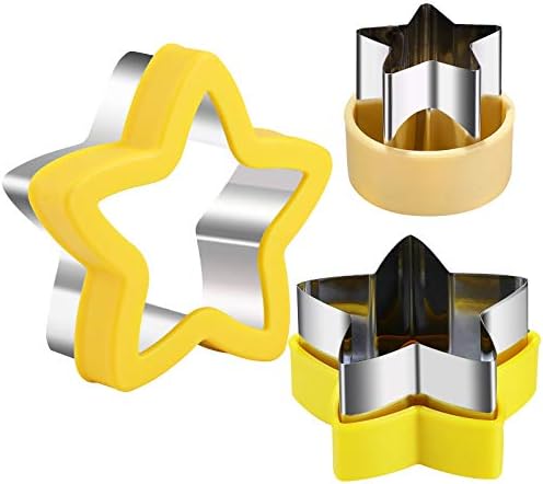 Gleaming Star Cookie Cutters Set for Creative Baking