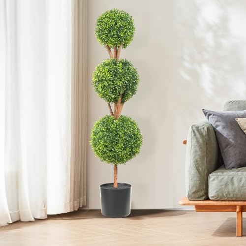 Beautiful 48Outdoor Artificial Topiary with LED Lights