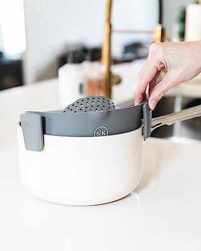 2-Piece Silicone Strainer Non-Toxic Choice