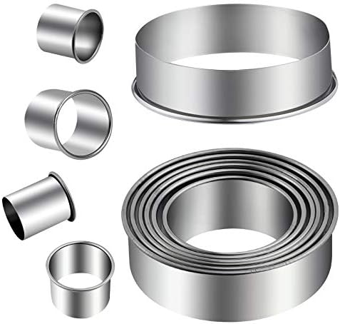 Winerming Round Cookie Cutters Set 12 Pieces