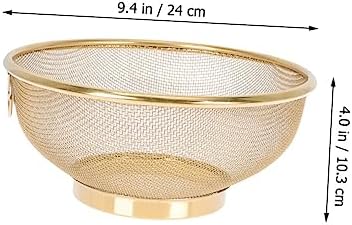 Stainless Steel Fine Mesh Colander for Food Straining