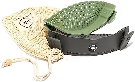 2-Piece Silicone Strainer Non-Toxic Choice