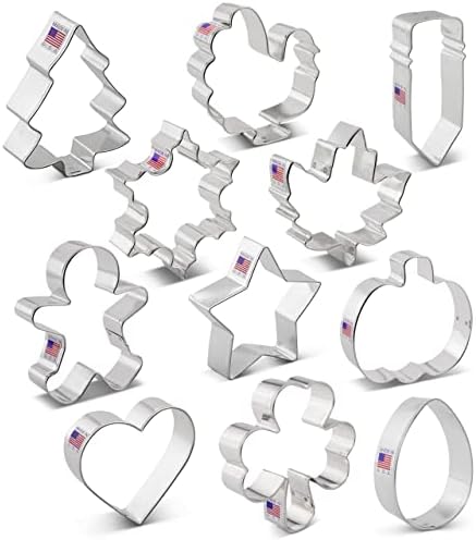 11-Piece Holiday Cookie Cutters
