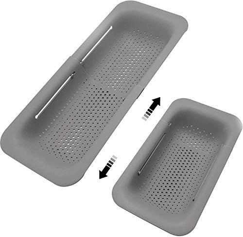 Collapsible Sink Candler Strainer Basket Extendable Plastic for Kitchen Use