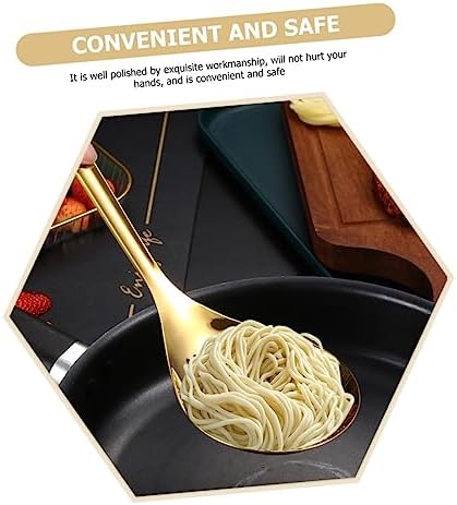 Golden 304 Stainless Steel Colander Heat-Resistant Design