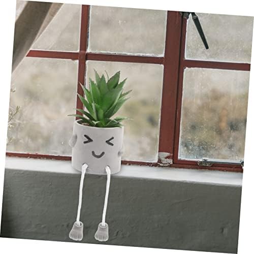 Cute artificial plant potted ornament