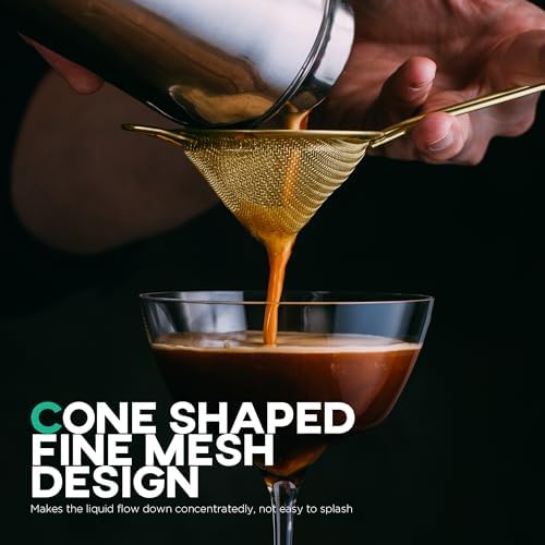 Homestia 33 Fine Mesh Strainer for Drinks and Kitchen