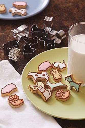 Mini Animal Cookie Cutters Fox Run 075x15x1in