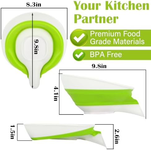 Premium Multifunctional Adjustment Drain Basket with Spout for Kitchen Use