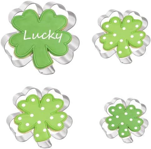Sturdy Reliable and Durable Four Leaf Clover Cookie Cutters