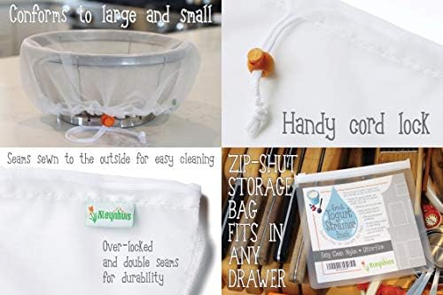 Perfect Greek Yogurt Strainer Pouch 16x9