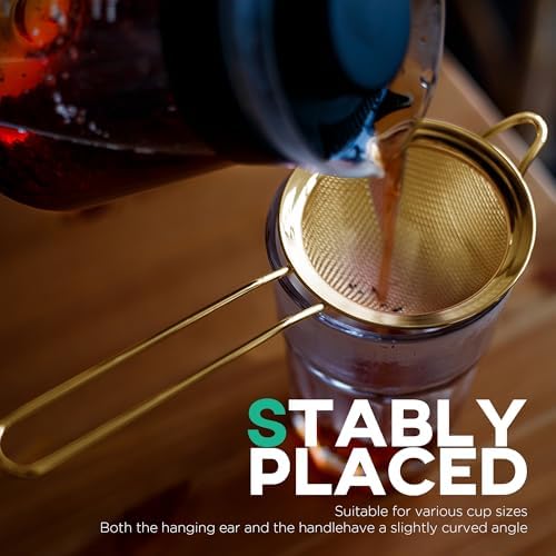 Homestia 33 Fine Mesh Strainer for Drinks and Kitchen