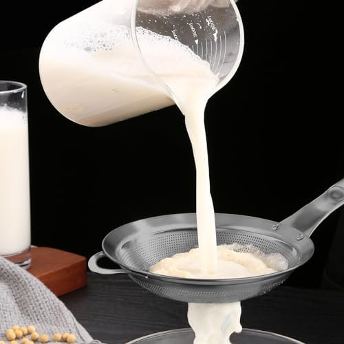 Premium Stainless Steel Punch Hole Sieve Set with Handle for Kitchen Use