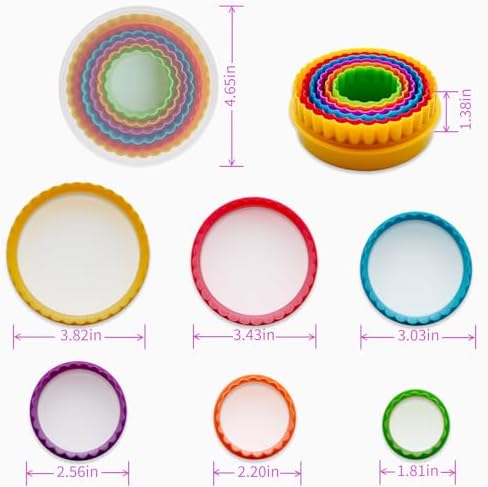 Bolonie Cookie Cutter Set - 6PCS Unique Baking Shapes