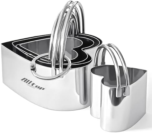 5-in-1 Stainless Steel Biscuit Cutters 45-9cm