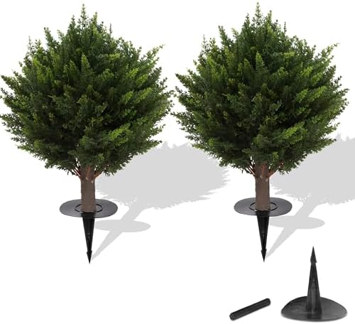Transform Your Space with Realistic Cypress Topiaries