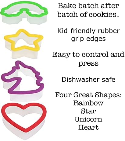 Iconikal Grip Cookie Cutters Fun for Baking and Kids