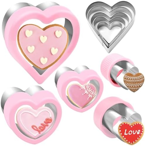 Heart-Shaped Cookie Cutter Set
