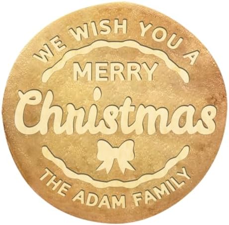 Personalized Family Christmas Cookies Stamp