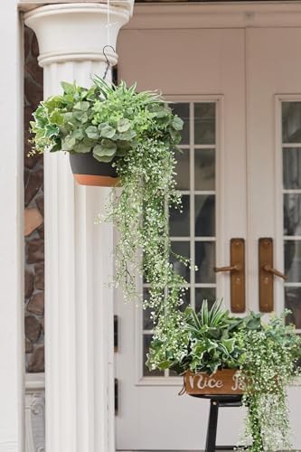 19-Piece Outdoor Boxwood Faux Plants