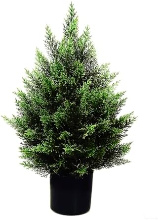 2FT Artificial Cedar Tree Artificial Christmas Tree for Outdoor Use