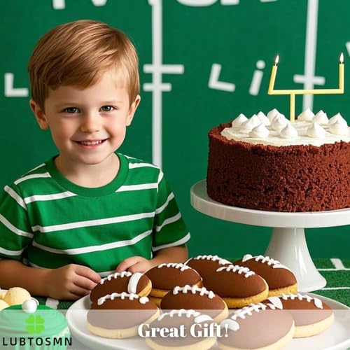 Glowing 3-Piece Football Cookie Cutter Set
