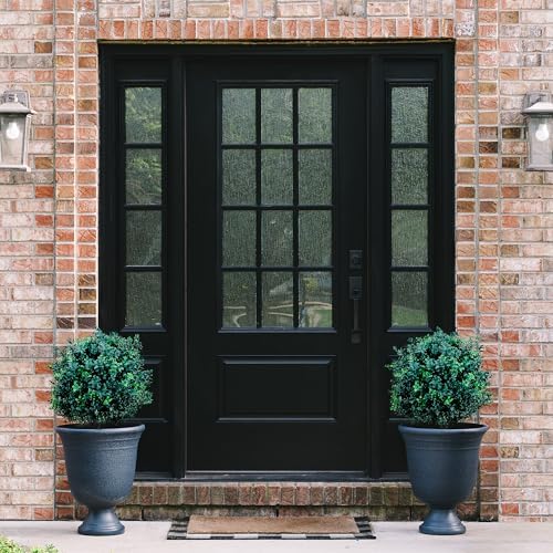 TRESIL BOTARO Set of 2 - 24 High Artificial Boxwood Topiary